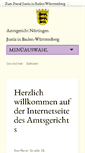 Mobile Screenshot of amtsgericht-nuertingen.de